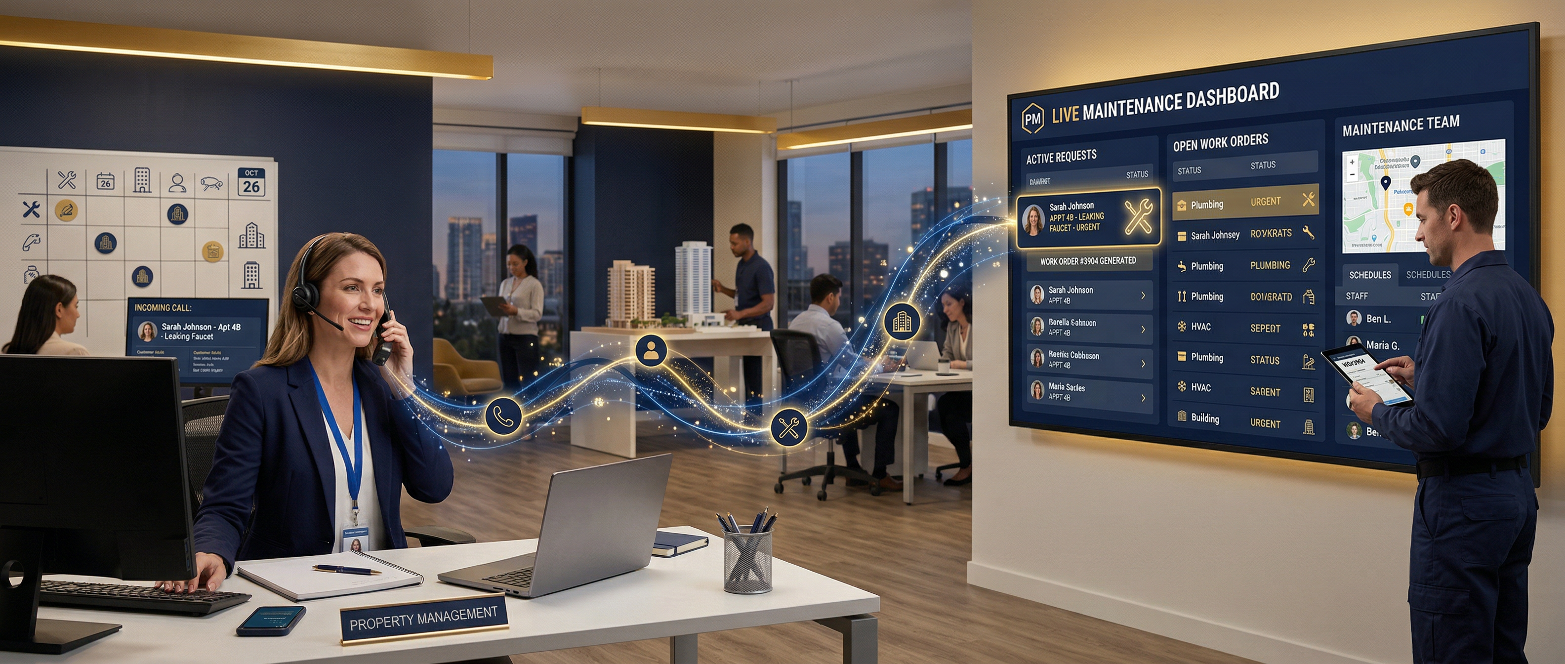 Hausverwaltung & KI-Telefonassistent: Mieterservice 24/7